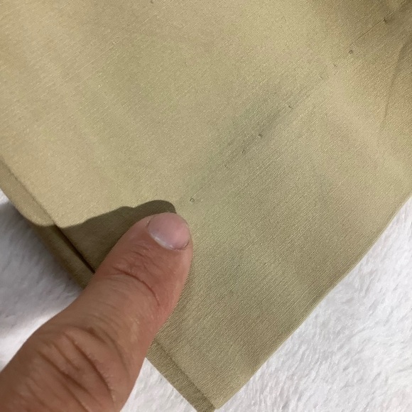 Theory Hartsdale Cropped Ankle Khaki Tan Pants Size 4 Career Office Neutral - Picture 16 of 16